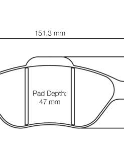 Plaquettes de frein avant PAGID – Toyota Yaris (II, III) 1.3 VVT-i – S4913T03001 – Image 2