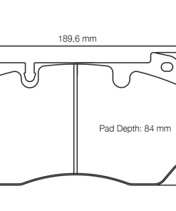 Plaquettes de frein avant RSC 1 PAGID – Aston Martin DB9 / Vantage – S4941C01001 – Image 2