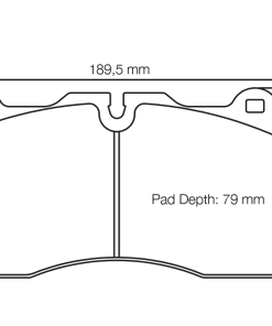 Plaquettes de frein avant RSC 1 PAGID – Nissan GT-R – S4945C01001 – Image 2