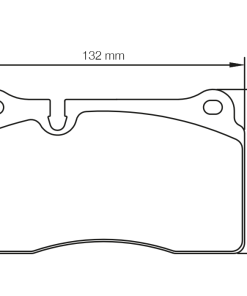 Plaquettes de frein arrière RSC 1 PAGID – Nissan GT-R – S4946C01001 – Image 2