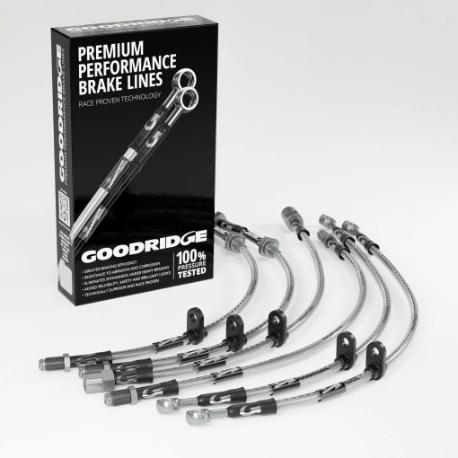 Kit durites de frein aviation avant et arrière GOODRIDGE – Nissan 370Z 3.7 V6 – SNN0940-6P