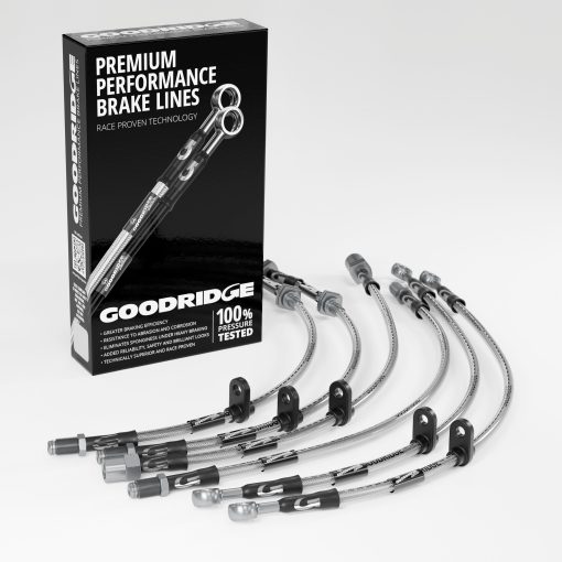Kit durites de frein aviation avant et arrière GOODRIDGE – Land Rover Defender 122 ch – SLR0118-3P