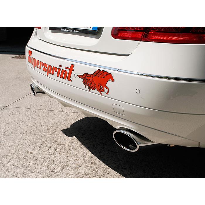 Silencieux arrière D Racing 145 x 95 SUPERSPRINT – Mercedes E / E Coupé / All Terrain (W212) – 848905 – Image 4