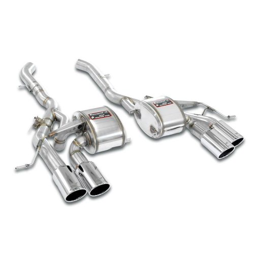 Kit silencieux arrière D et G 2 x Ø 100 mm avec valve SUPERSPRINT – BMW X3 M / X3 / X4 M / X4 – 526026