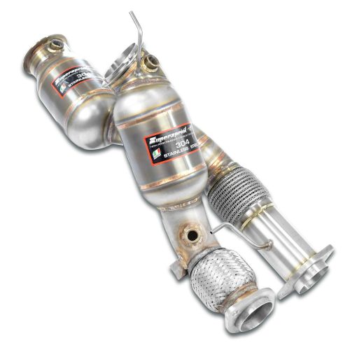Kit downpipes droit et gauche avec catalyseur SUPERSPRINT – 526041