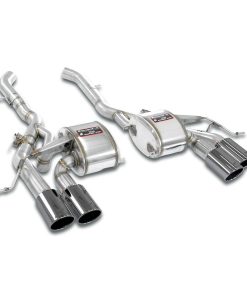 Silencieux arrière D et G 2 x Ø 100 Gun Metal Grey à valve SUPERSPRINT – BMW X3 M / X3 / X4 M / X4 – 526046