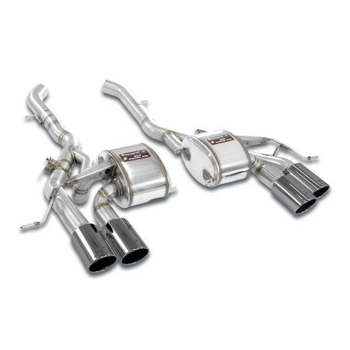 Silencieux arrière D et G 2 x Ø 100 Gun Metal Grey à valve SUPERSPRINT – BMW X3 M / X3 / X4 M / X4 – 526046