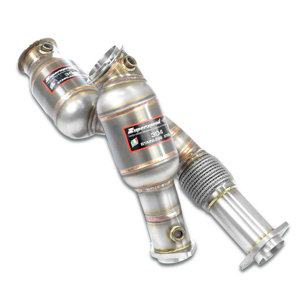 Kit downpipes droit et gauche avec catalyseur SUPERSPRINT – 527621