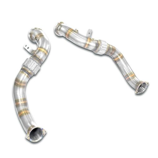 Downpipes D et G sans catas I et II SUPERSPRINT – 528111