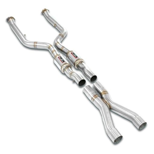 Silencieux avant D et G et tube en X SUPERSPRINT – BMW M5 (G90) 4.4 V8 Bi-Turbo PHEV 727 ch – 529202