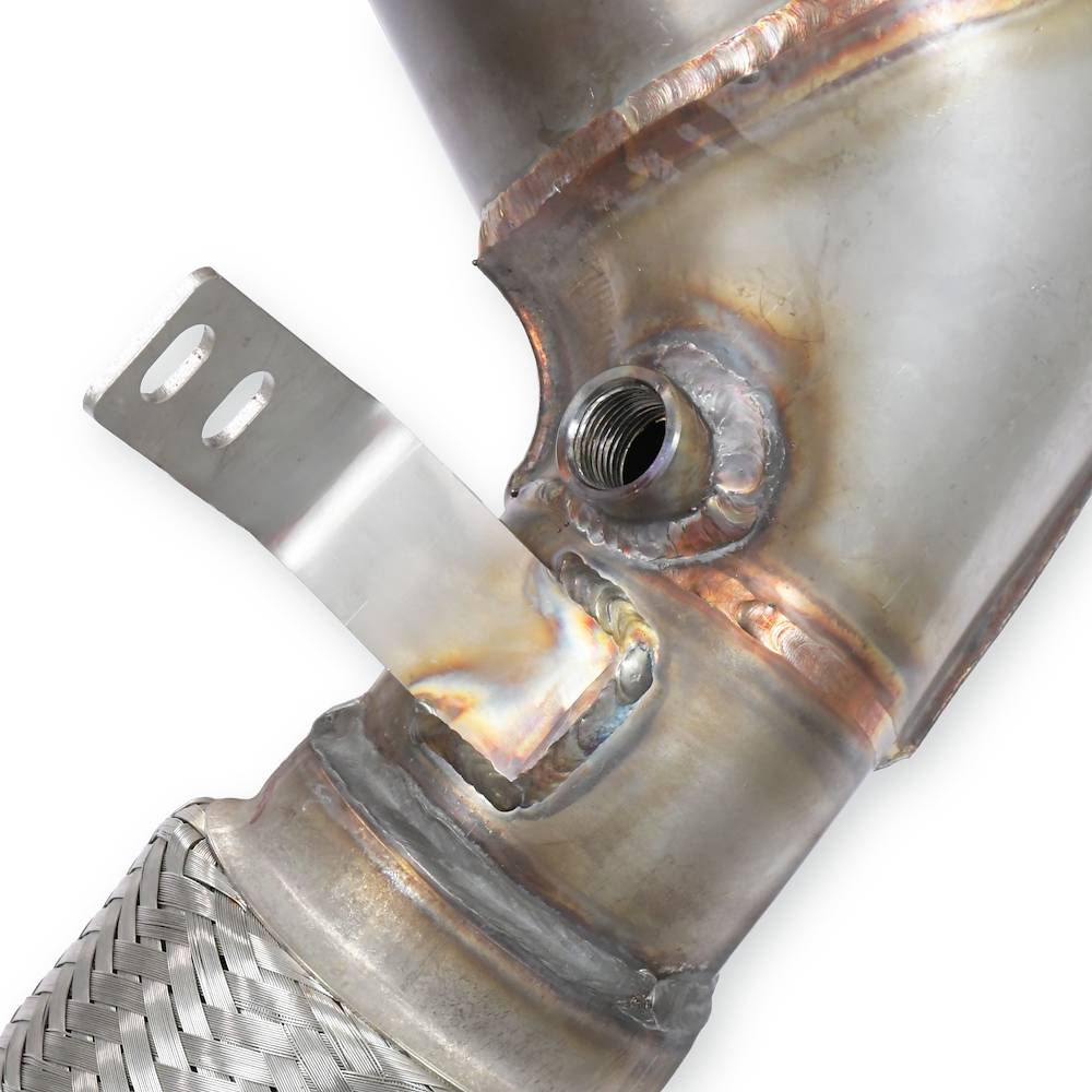 Downpipe gauche avec catalyseur métallique SUPERSPRINT – BMW M5 (G90) 4.4 V8 Bi-Turbo PHEV 727 ch – 529341 – Image 2
