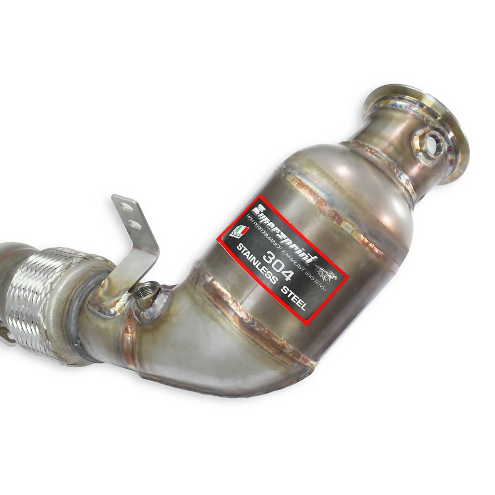 Downpipe gauche avec catalyseur métallique SUPERSPRINT – BMW M5 (G90) 4.4 V8 Bi-Turbo PHEV 727 ch – 529341 – Image 4