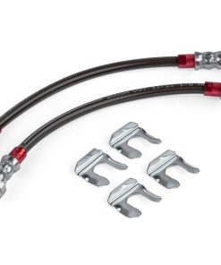 Flexibles de frein inox tressé arrière (x2) APR – BRK00048