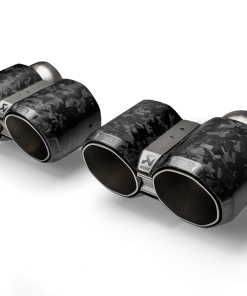 Jeu d'embouts titane et carbone haché AKRAPOVIC – BMW M2 / M3 / M4 – TP-CT/73/CF