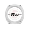 Bride de raccordement d'échangeur Ø 55 mm WAGNER – 001002155-SET