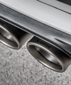 Embouts titane doubles ronds (paire AKRAPOVIC – Porsche 911 (991) GT3 – TP-T/S/19 – Image 2