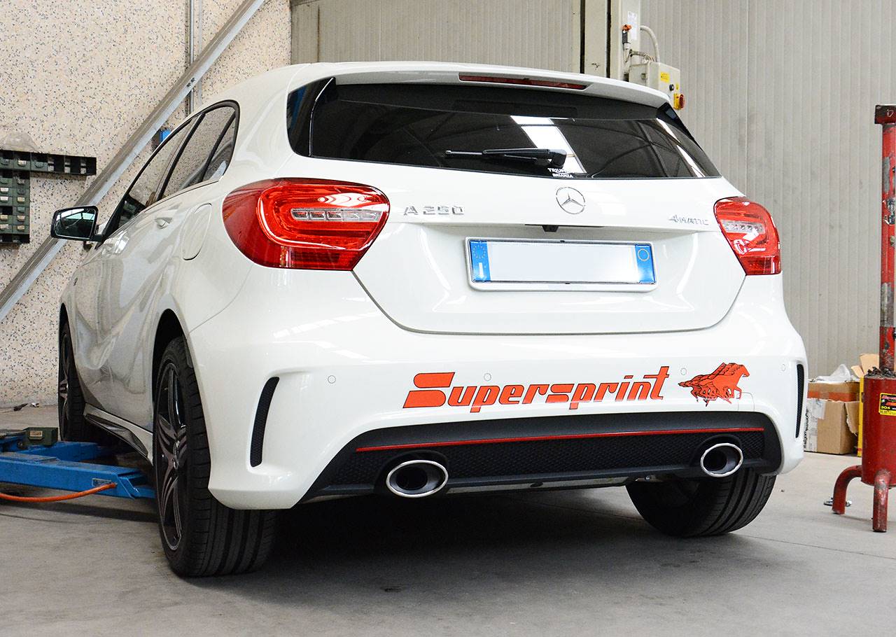 Kit de sorties droite et gauche 145 x 95 mm SUPERSPRINT – Mercedes A / A Berline (W176) – 722015 – Image 4