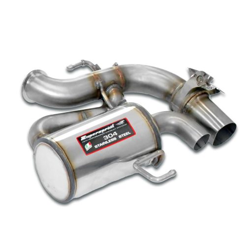 Silencieux arrière droit avec valve SUPERSPRINT – 725604
