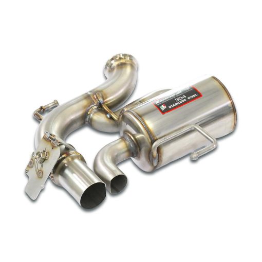 Silencieux arrière gauche avec valve SUPERSPRINT – 725834
