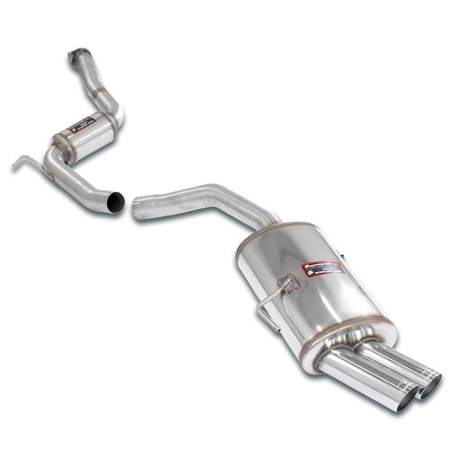 Cat-back Touring : silencieux central et arrière 2 x Ø 76 mm SUPERSPRINT – Alfa Romeo 156 V6 – 753736
