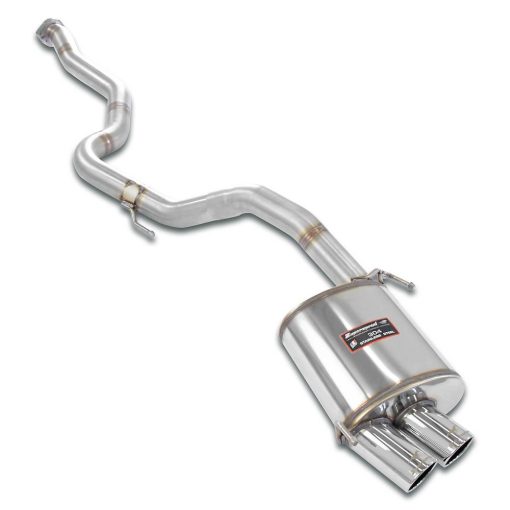 Tube central et silencieux arrière Racing 2 x Ø 80 mm SUPERSPRINT – Alfa Romeo 147 3.2 V6 GTA 250 ch – 754606