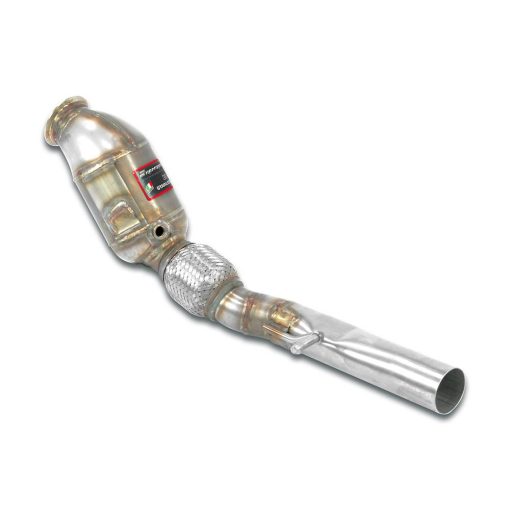 Downpipe droit avec catalyseur métallique 200 CPSI SUPERSPRINT – Alfa Romeo Stelvio Quadrifoglio 2.9 V6 Turbo 510 ch – 756821