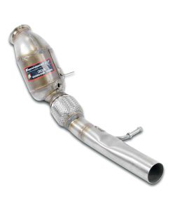 Downpipe gauche avec catalyseur métallique 200 CPSI SUPERSPRINT – Alfa Romeo Stelvio Quadrifoglio 2.9 V6 Turbo 510 ch – 756841