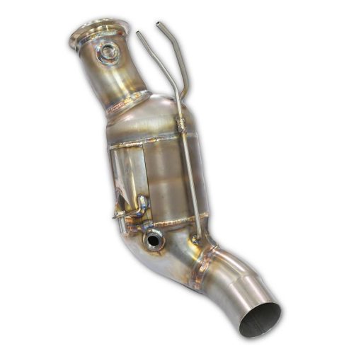 Downpipe droit avec catalyseur métallique (sans GPF) SUPERSPRINT – Alfa Romeo Giulia 2.9 V6 Turbo – 757121