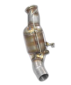 Downpipe gauche avec catalyseur métallique (sans GPF) SUPERSPRINT – Alfa Romeo Giulia 2.9 V6 Turbo – 757141