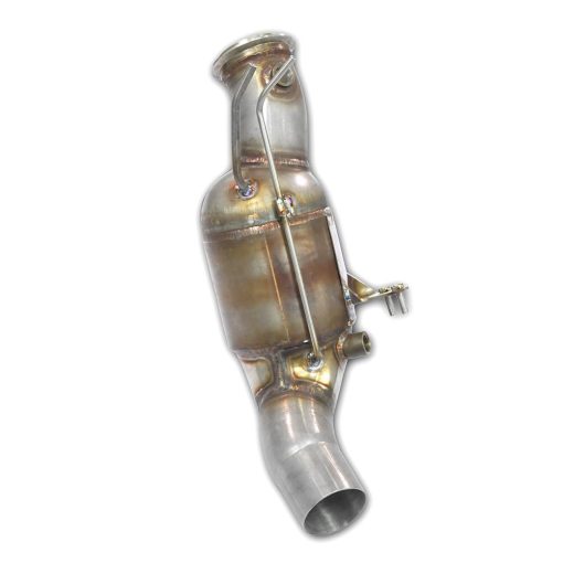 Downpipe gauche avec catalyseur métallique (sans GPF) SUPERSPRINT – Alfa Romeo Giulia 2.9 V6 Turbo – 757141