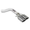 Tube arrière 100 x 75 mm Gun Metal Grey (sans silencieux) SUPERSPRINT – Audi A6 / A7 – 775977
