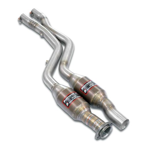Catalyseurs métalliques droit et gauche et tube en X SUPERSPRINT – Alpina B10 (E34) 3.5 – 782632