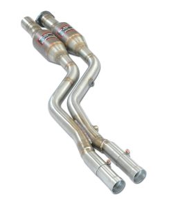 Catalyseurs métalliques droit et gauche et tube en X SUPERSPRINT – Alpina B10 (E34) 3.5 – 782632 – Image 2