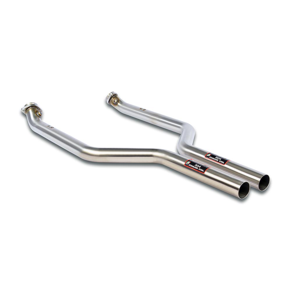 Tubes avant D et G (remplacent le catalyseur principal) SUPERSPRINT – BMW M5 / M6 – 789312