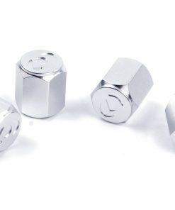 Bouchons de valve en aluminium argent DINAN – D757-0008