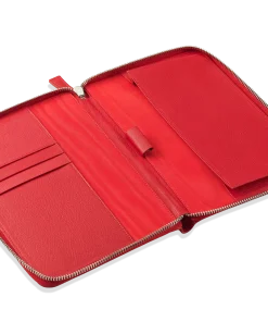 Housse de carnet zippée en cuir rouge AKRAPOVIC – 800939 – Image 2