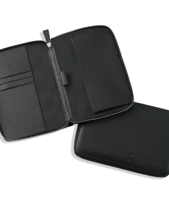 Housse de carnet zippée en cuir noir AKRAPOVIC – 800940 – Image 3