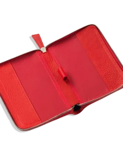 Petite housse de carnet zippée en cuir rouge AKRAPOVIC – 800941 – Image 2
