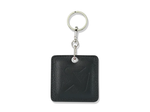 Porte-clés carré en cuir noir AKRAPOVIC – 800948