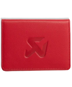 Porte-cartes de visite en cuir rouge AKRAPOVIC – 800959