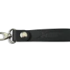 Porte-clés à boucle en cuir noir AKRAPOVIC – 800965