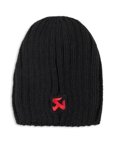 Bonnet côtelé noir logo rouge AKRAPOVIC – 801615 – Image 2