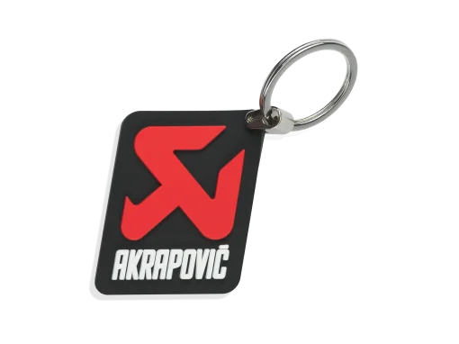 Porte-clés en PVC souple logo vertical AKRAPOVIC – 801663