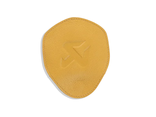Étui pour écouteurs en cuir jaune AKRAPOVIC – 801727