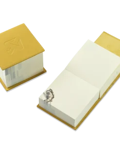 Bloc-notes en cuir jaune AKRAPOVIC – 801730 – Image 2