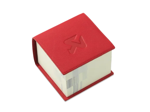 Bloc-notes en cuir rouge AKRAPOVIC – 801731