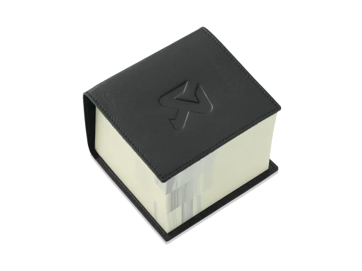 Bloc-notes en cuir noir AKRAPOVIC – 801732