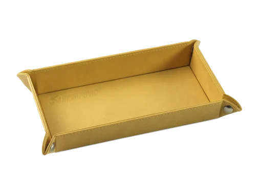 Vide-poche de bureau en cuir jaune AKRAPOVIC – 801733