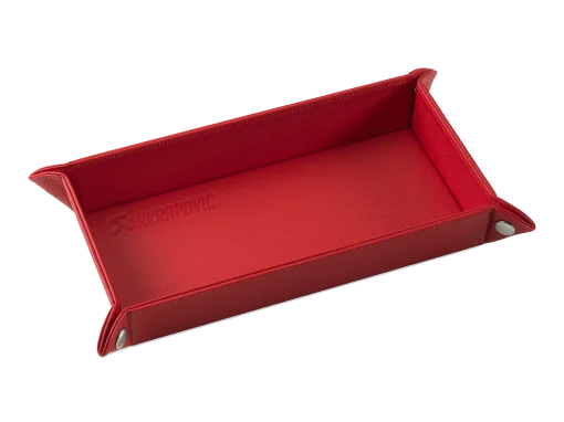 Vide-poche de bureau en cuir rouge AKRAPOVIC – 801734