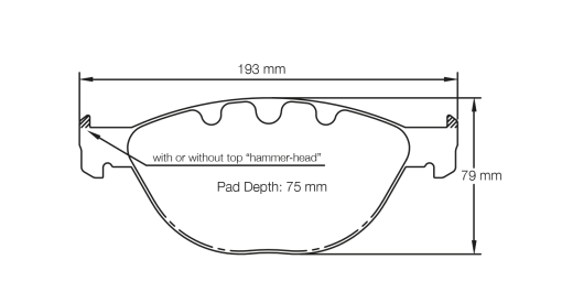 Plaquettes de frein avant PAGID – BMW M5 / M6 – T8019SP2001